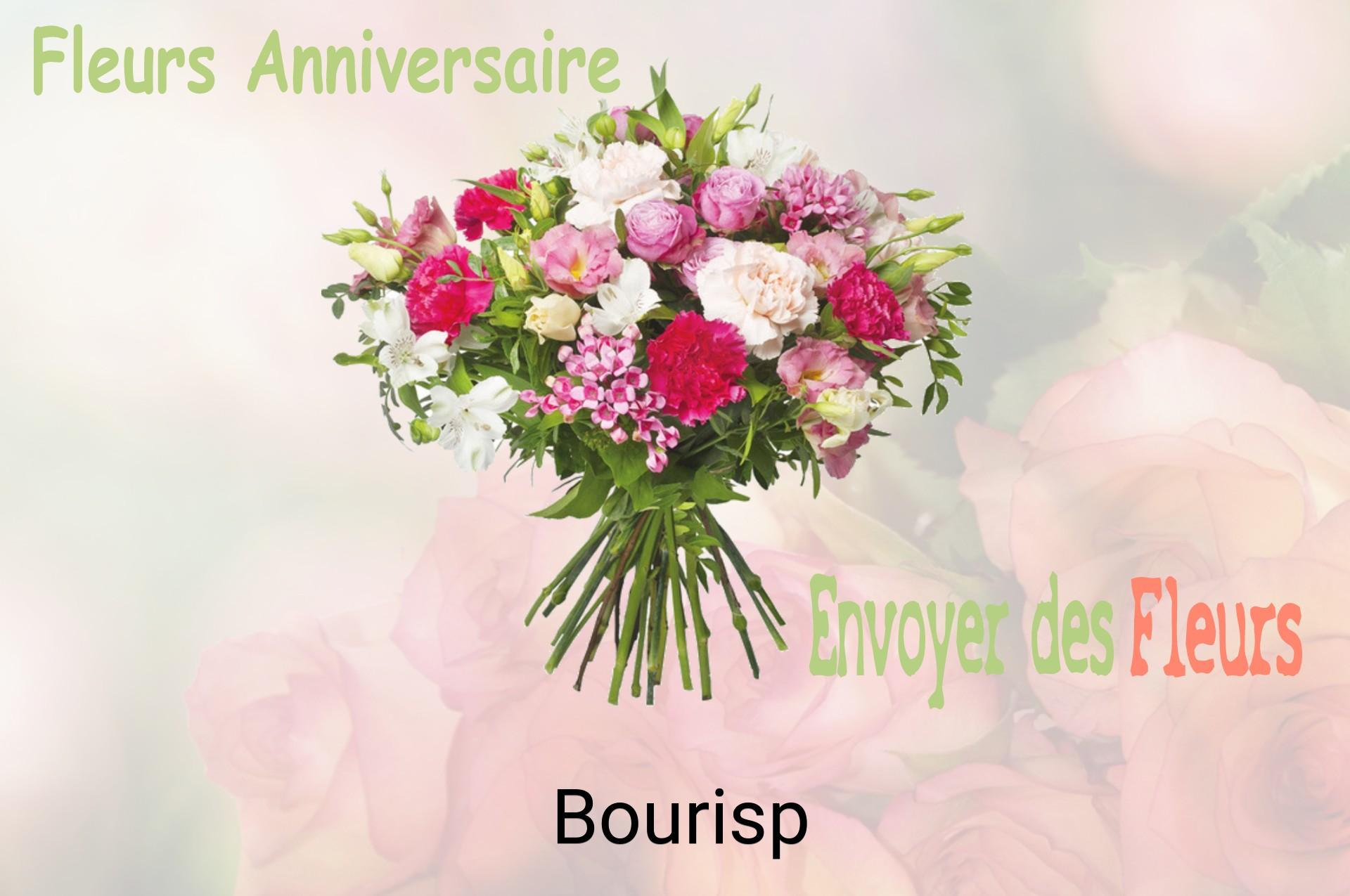 Bouquet de fleurs d’anniversaire livré à Bourisp